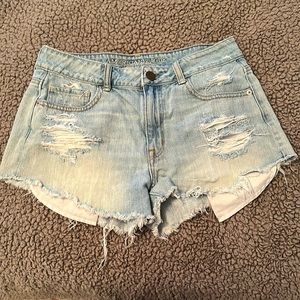 American eagle denim short size 8